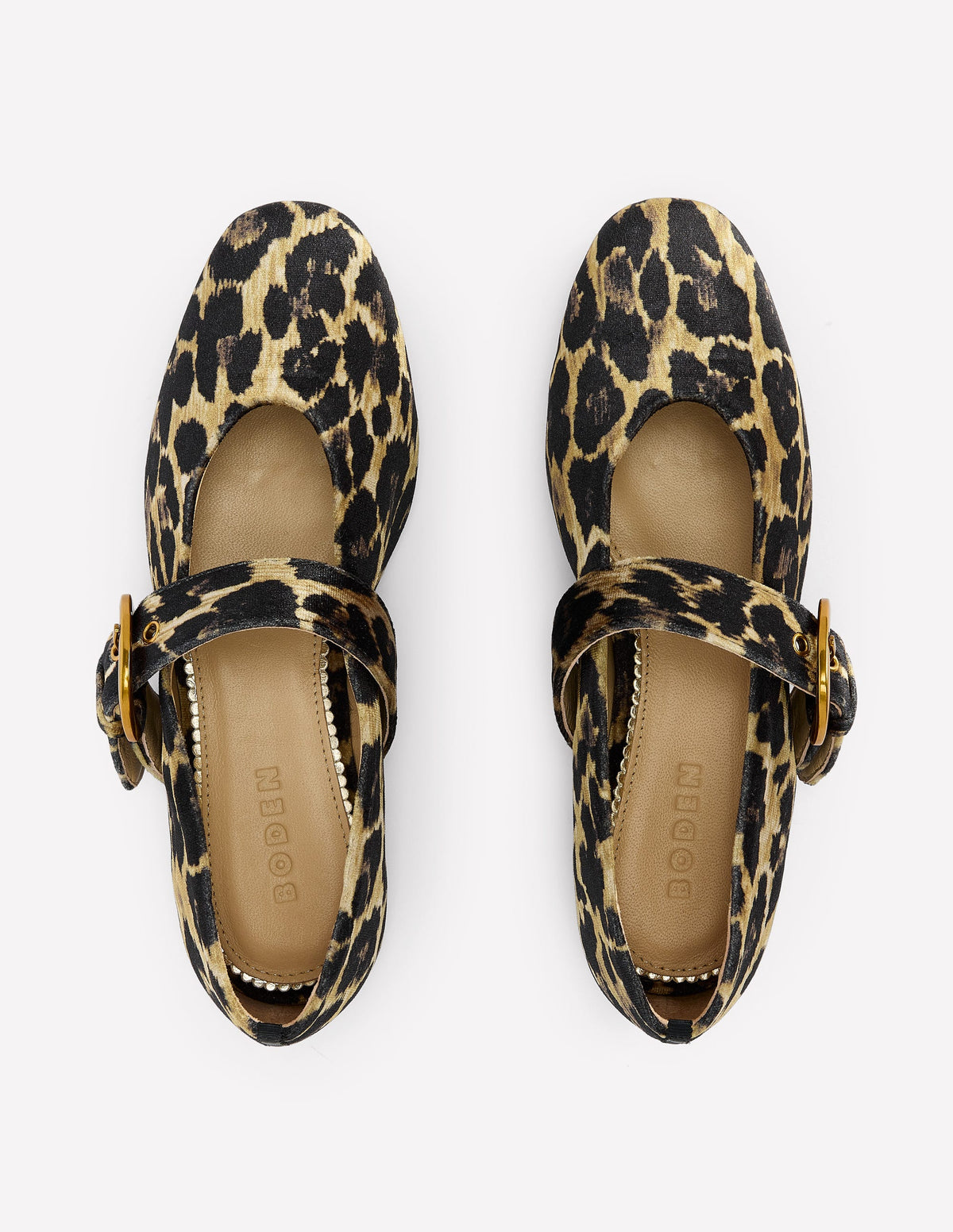 Kylie Flache Mary Janes mit Schnalle-Mohair, Leopardenmuster - Image 7
