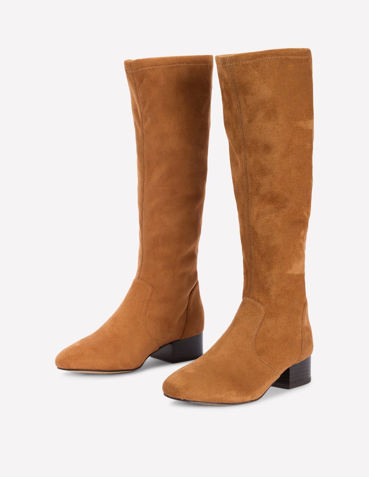 Flache Stretch-Stiefel-Braun - Image 2