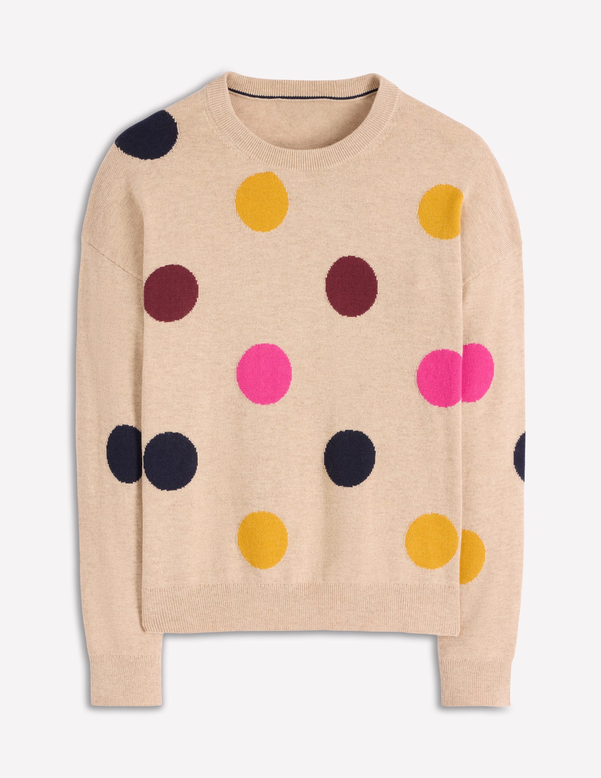 Natasha Pullover mit originellem Design-Bunt, Punkte - Image 5