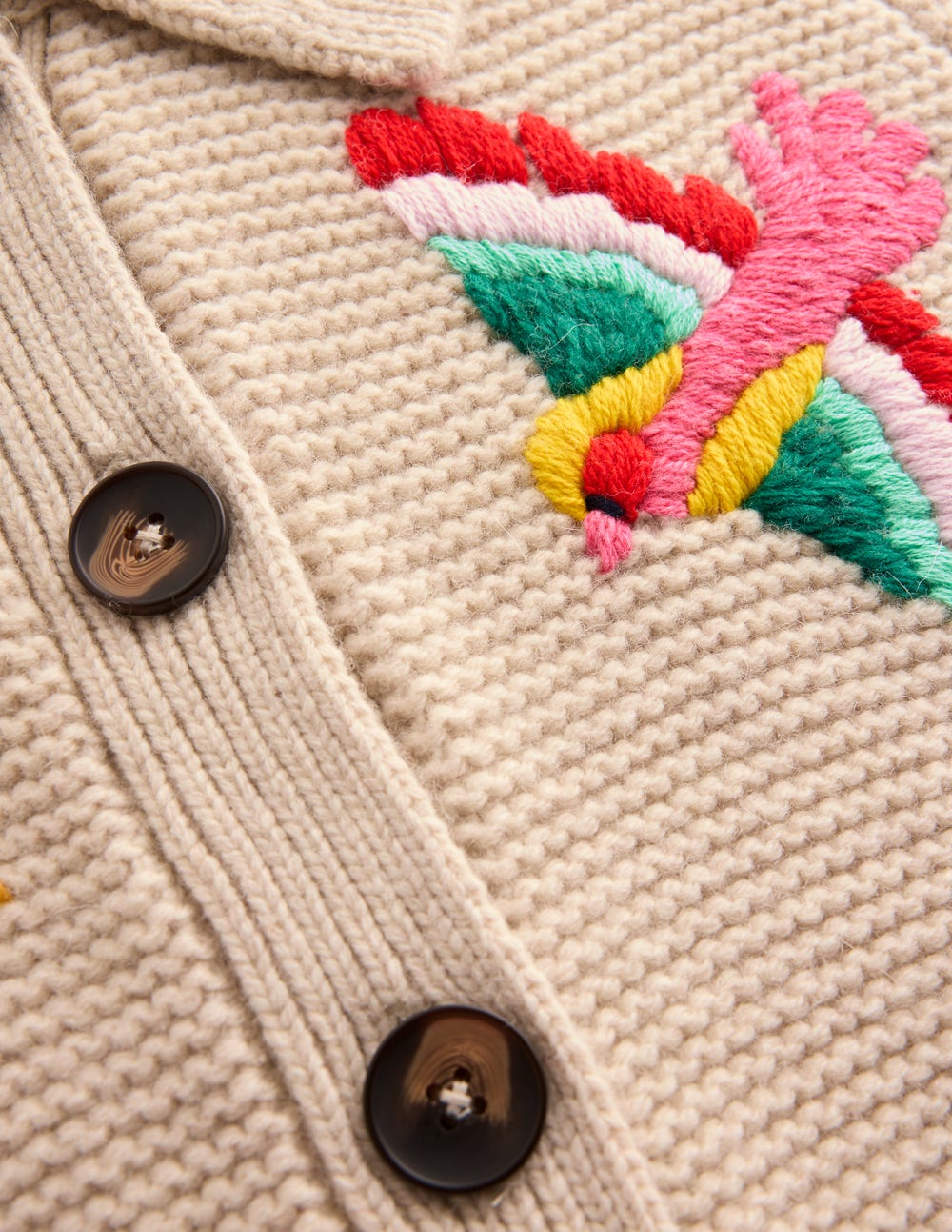 Strickjacke mit besticktem Kragen-Anenome - Image 8