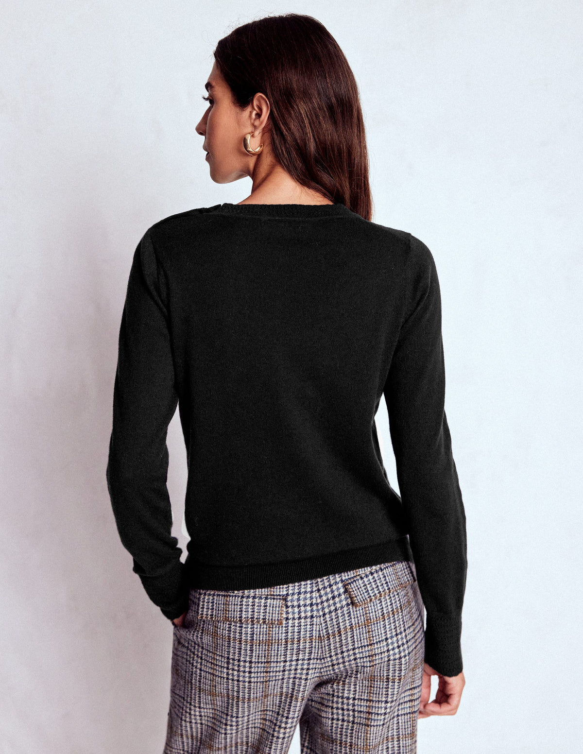 Briony Pullover mit Ziernähten-Schwarz - Image 3
