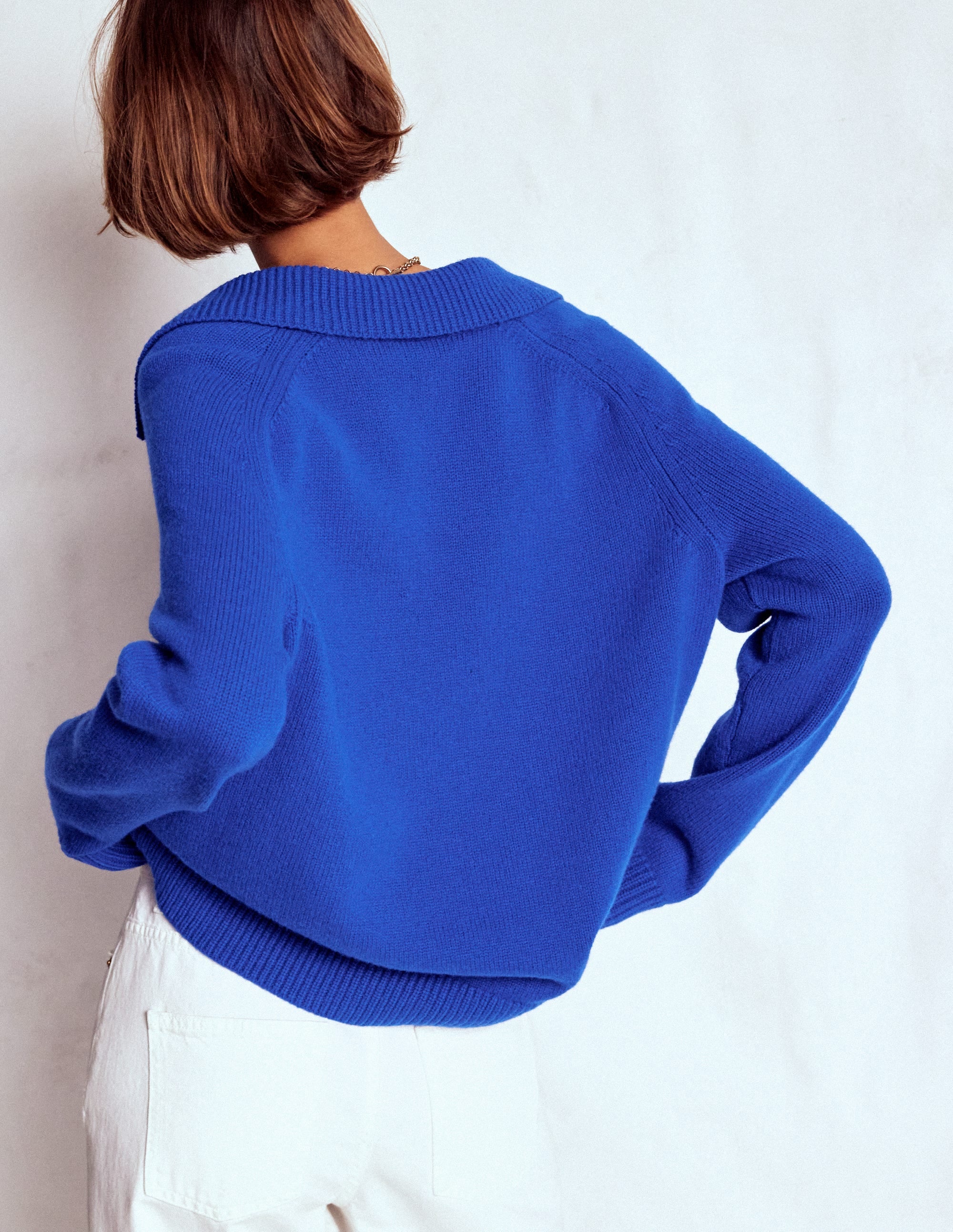 Marion Merino Henley Jumper-Blue Heron - Image 4