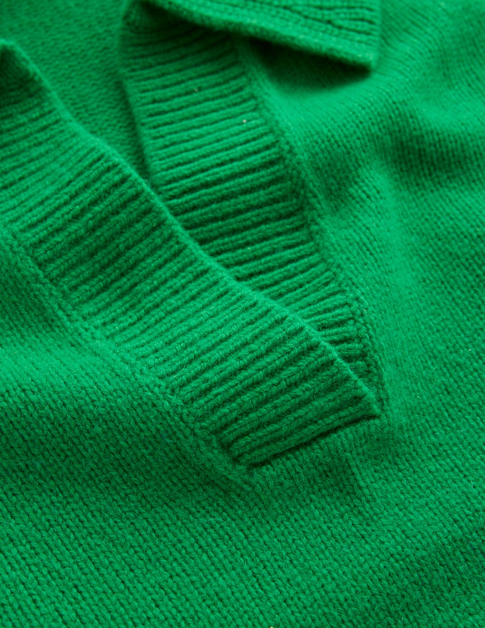 Marion Henley-Pullover aus Merinowolle-Grünes Tamburin - Image 8