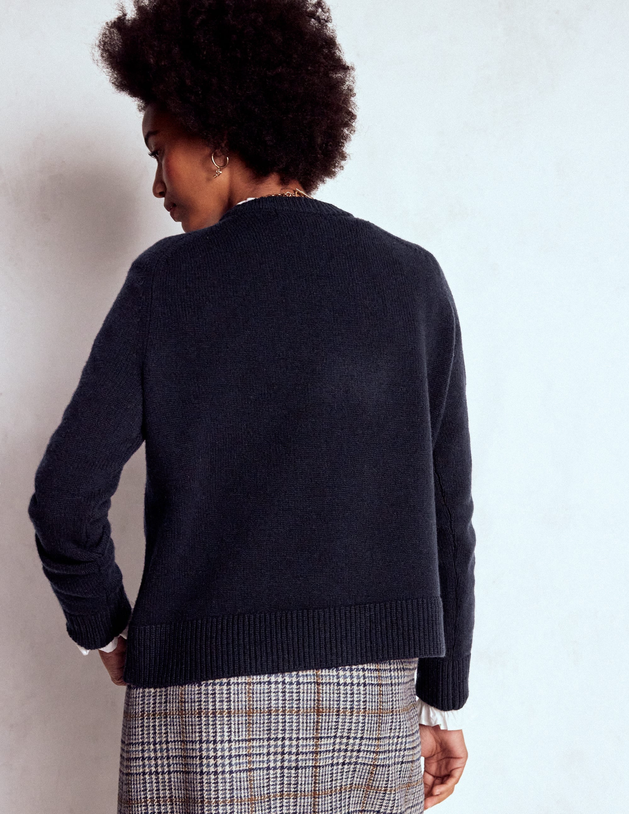 Marion Merino-Pullover-Marineblau - Image 3