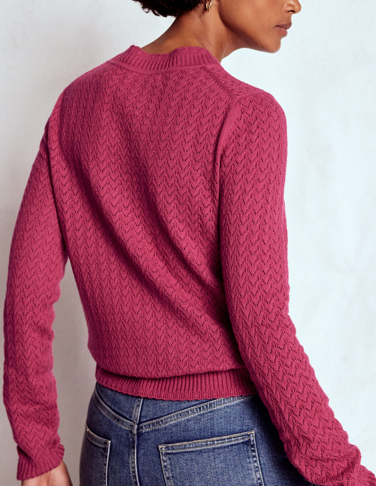 Diane Pointelle-Pullover-Leuchtende Kirsche-3