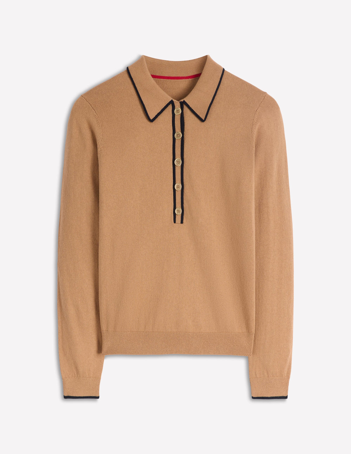 Liz Henley-Pullover-Herbstlaubbraun - Image 5