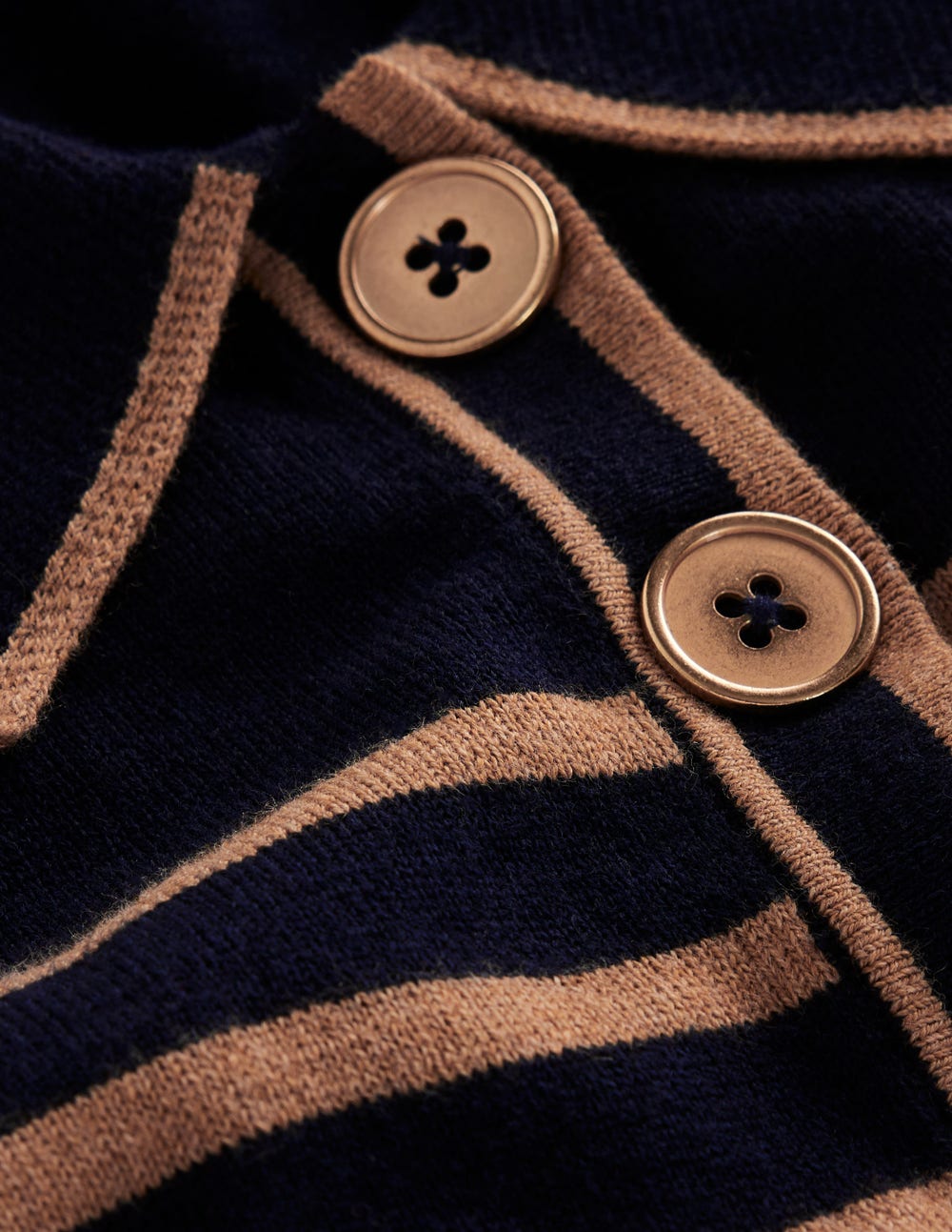 Liz Henley Jumper-Navy / Camel-7