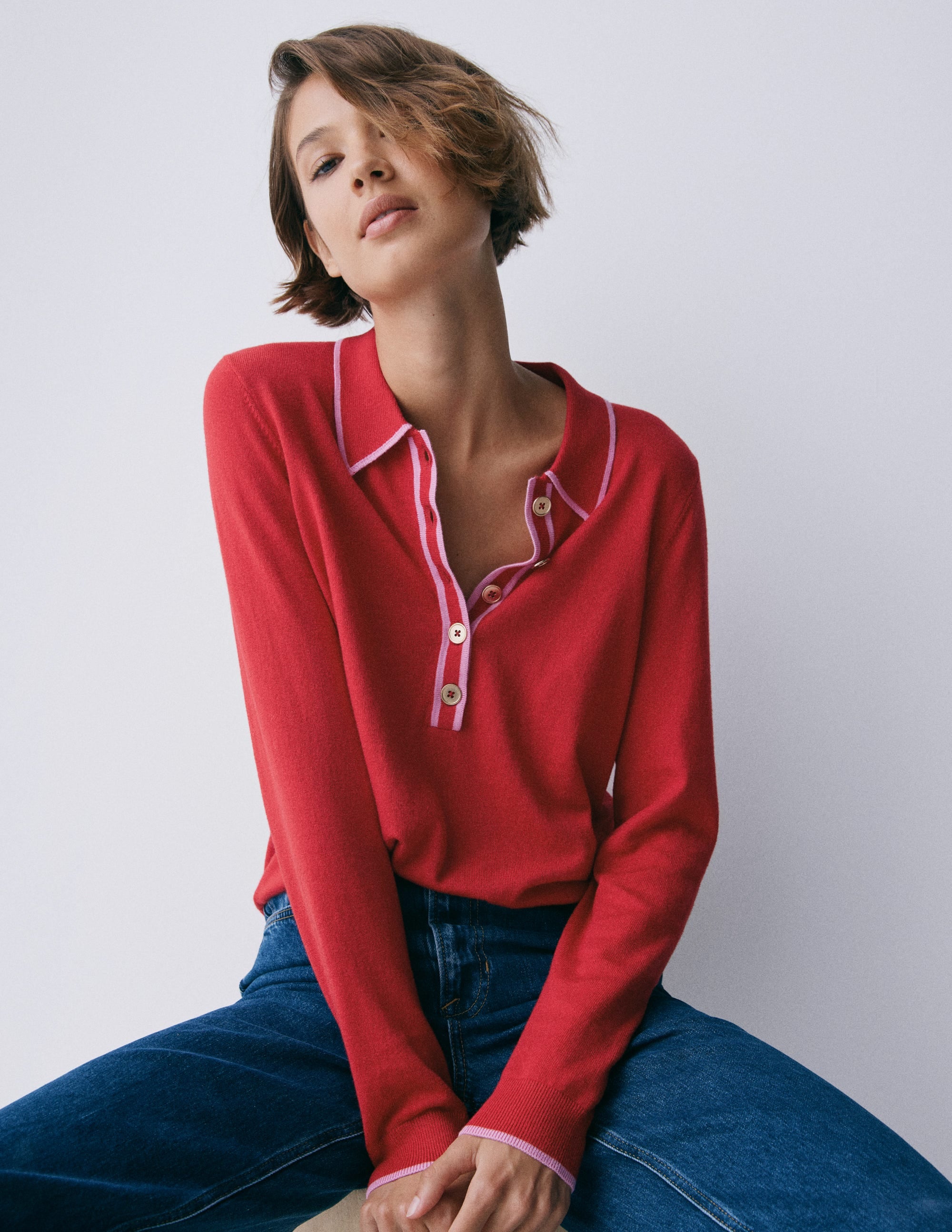 Liz Henley-Pullover-Salsa-Rot - Image 6