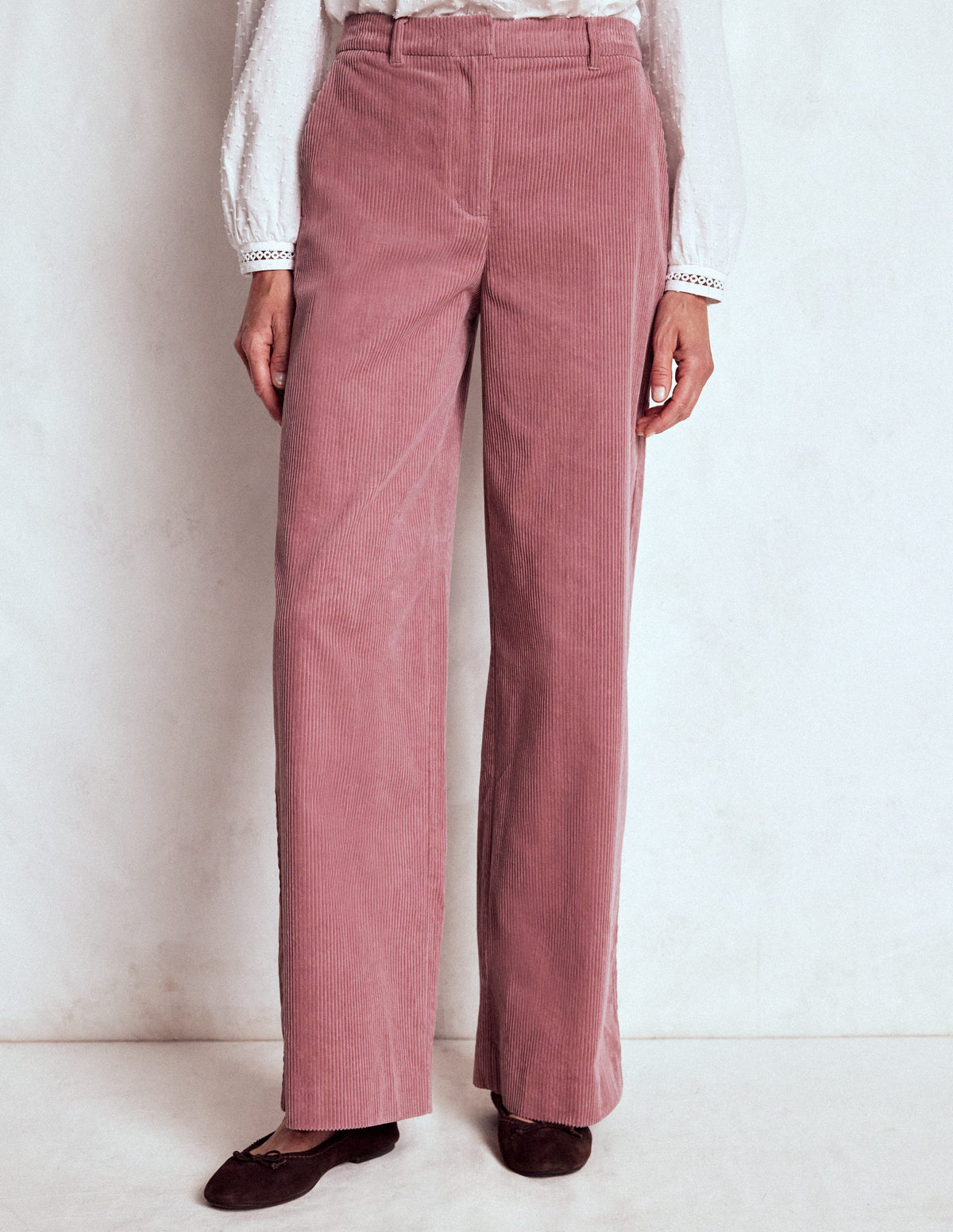 Belgravia Hose aus Jumbo-Cord-Rosé - Image 4