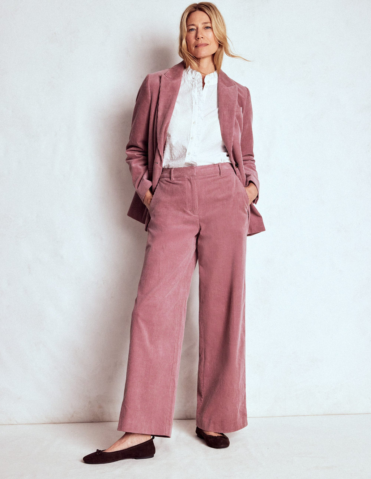 Belgravia Hose aus Jumbo-Cord-Rosé - Image 6