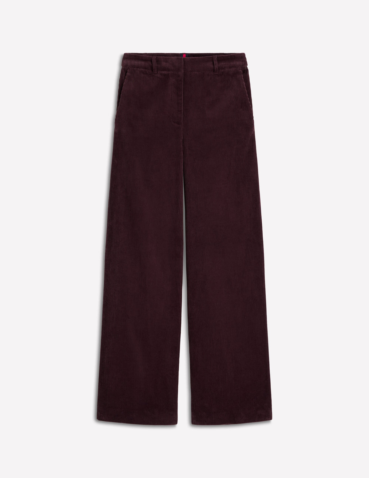 Belgravia Hose aus Jumbo-Cord-Tiefes Aubergine-7