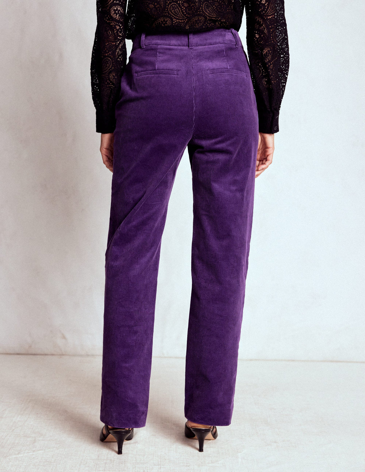 Canonbury Cord Trousers-Mystical Purple-3