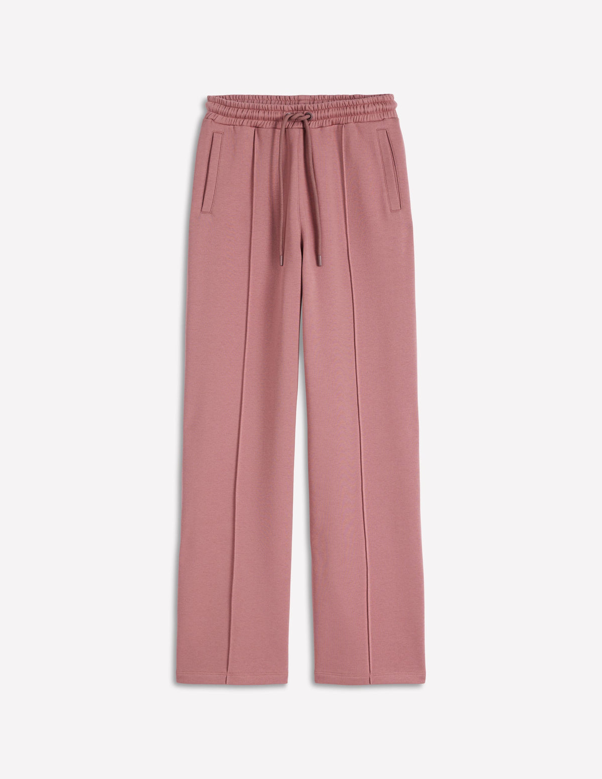 Jogginghose mit weitem Bein-Rosé - Image 5