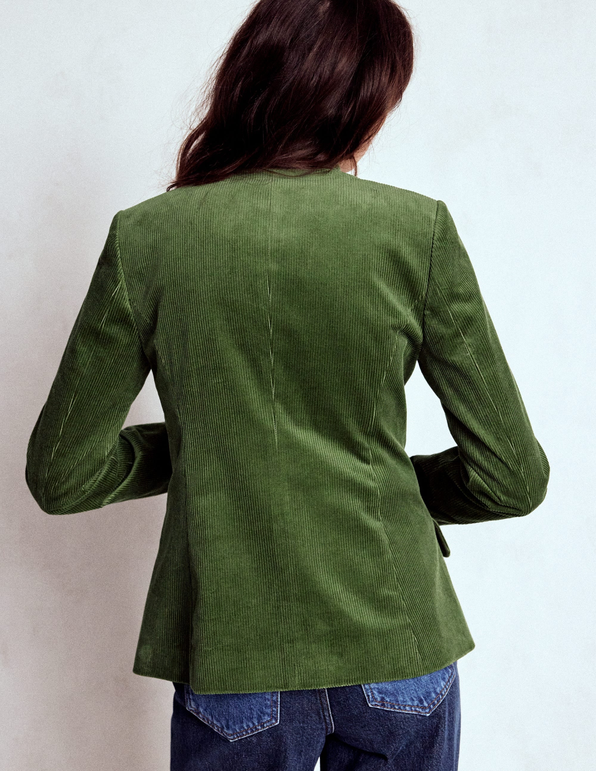 Cordjacke im Militärstil-Farn - Image 3