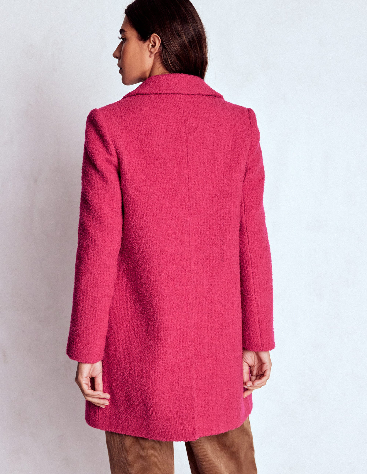 Carlisle Wollmantel-Kräftiges Rosa - Image 3