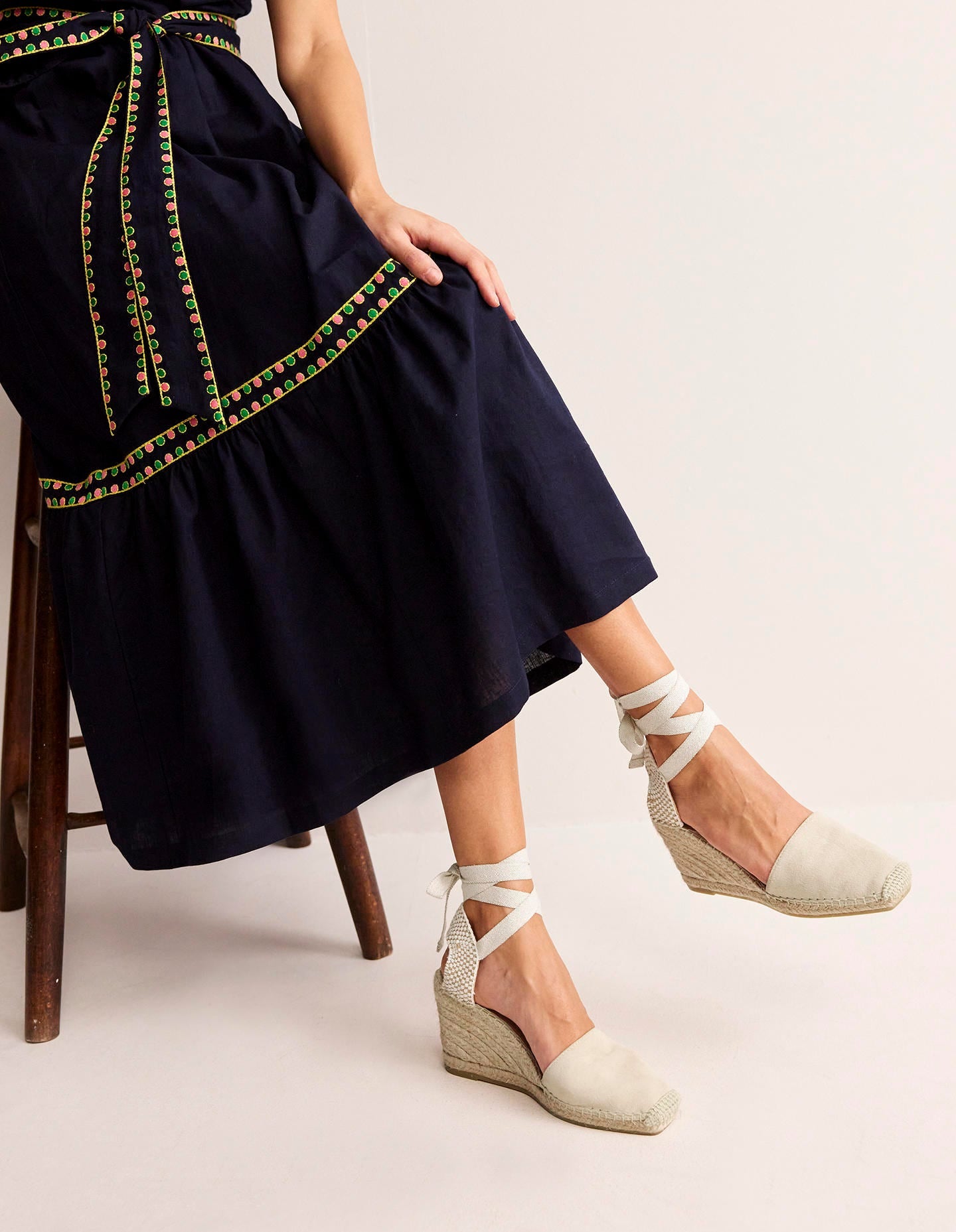 Cassie Espadrille Wedge-Oatmeal - Image 1