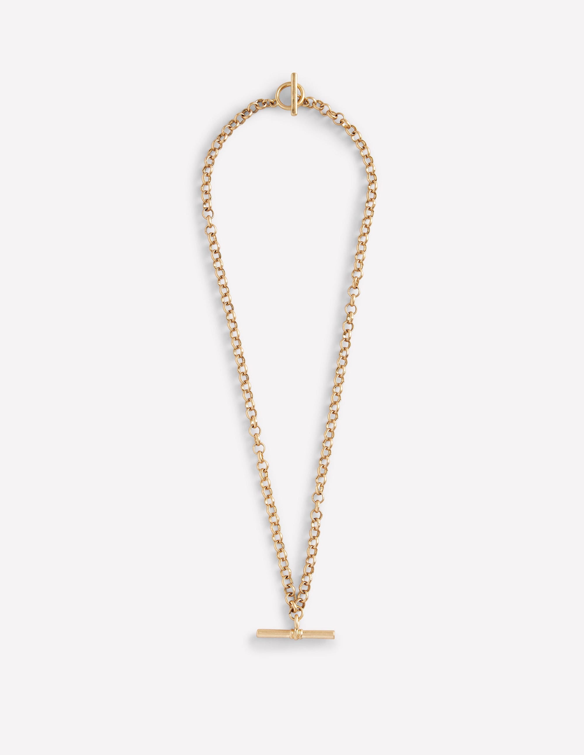 Halskette mit T-Steg-Goldfarbe - Image 1