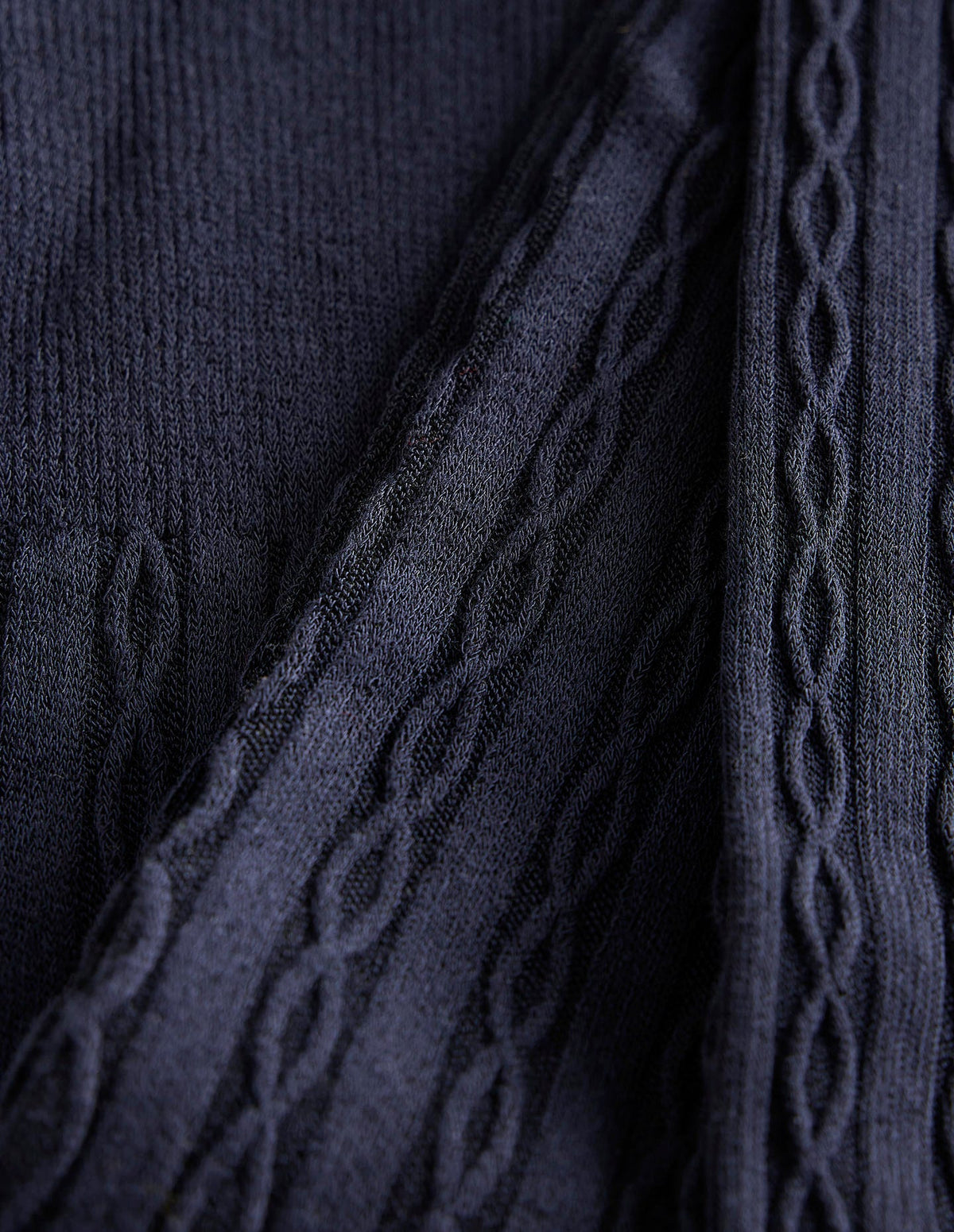 Strumpfhose mit Zopfstrickmuster-Aqua Marine Marl-2