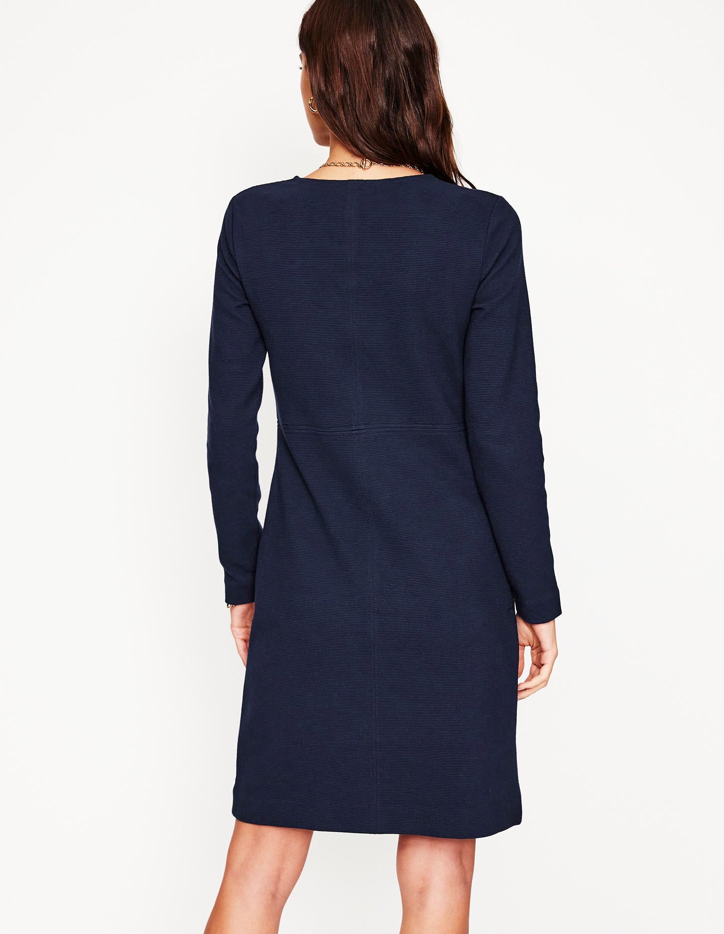 Cornelia Ottoman-Kleid-Marineblau-3