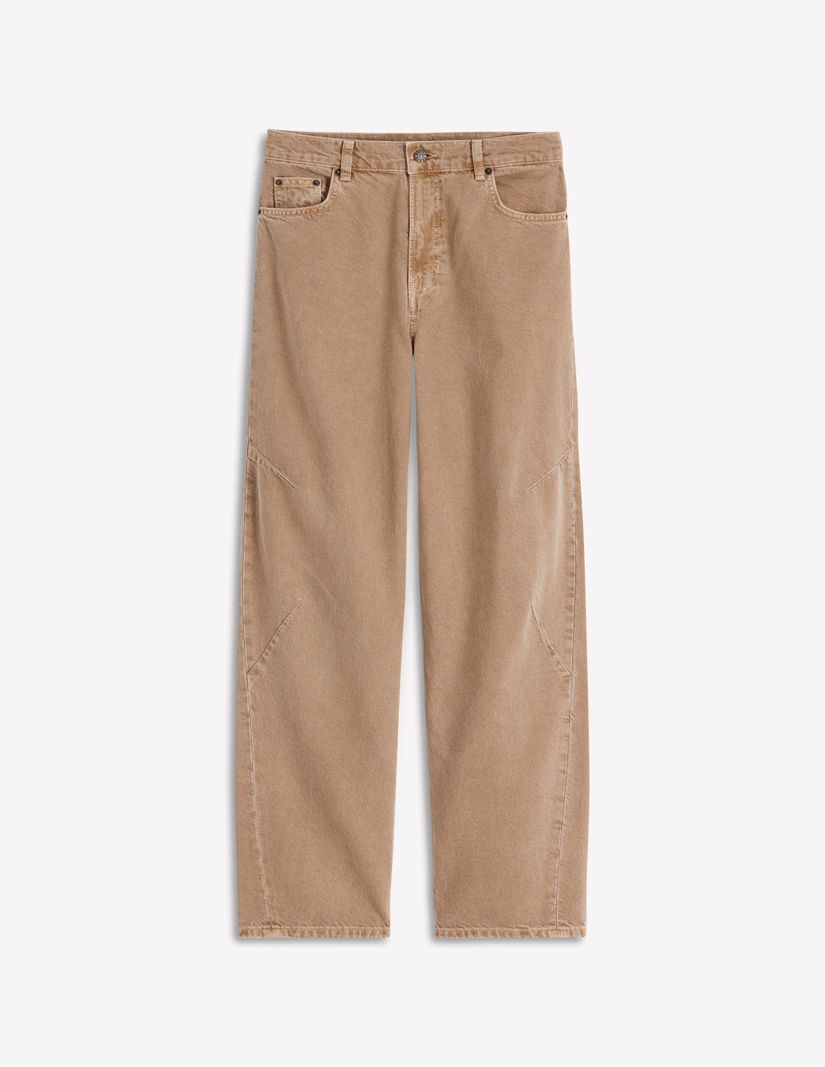 Barrel-Jeans-Tabakbraun-7