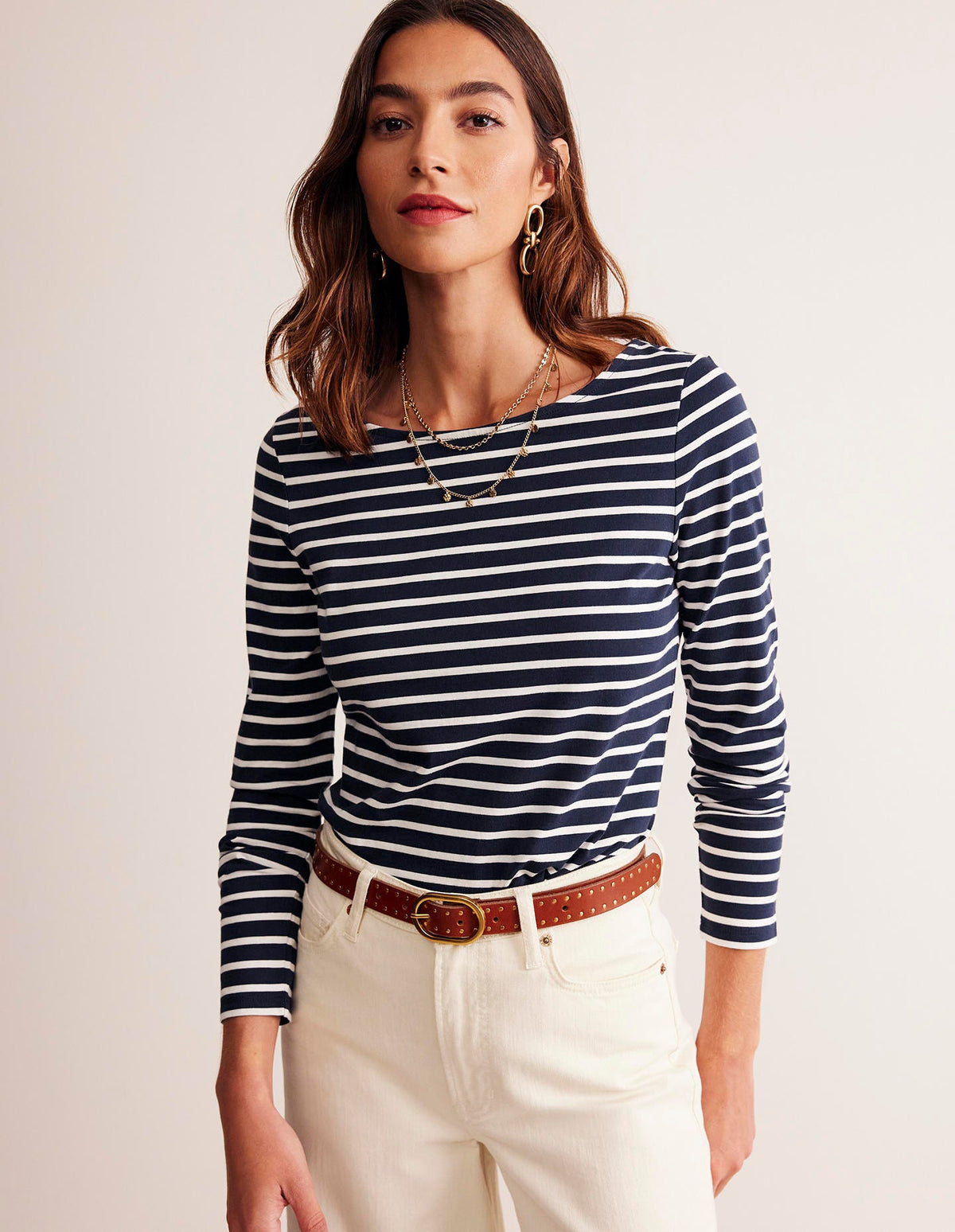 Ella Breton-Shirt mit langen Ärmeln-Black - Image 1