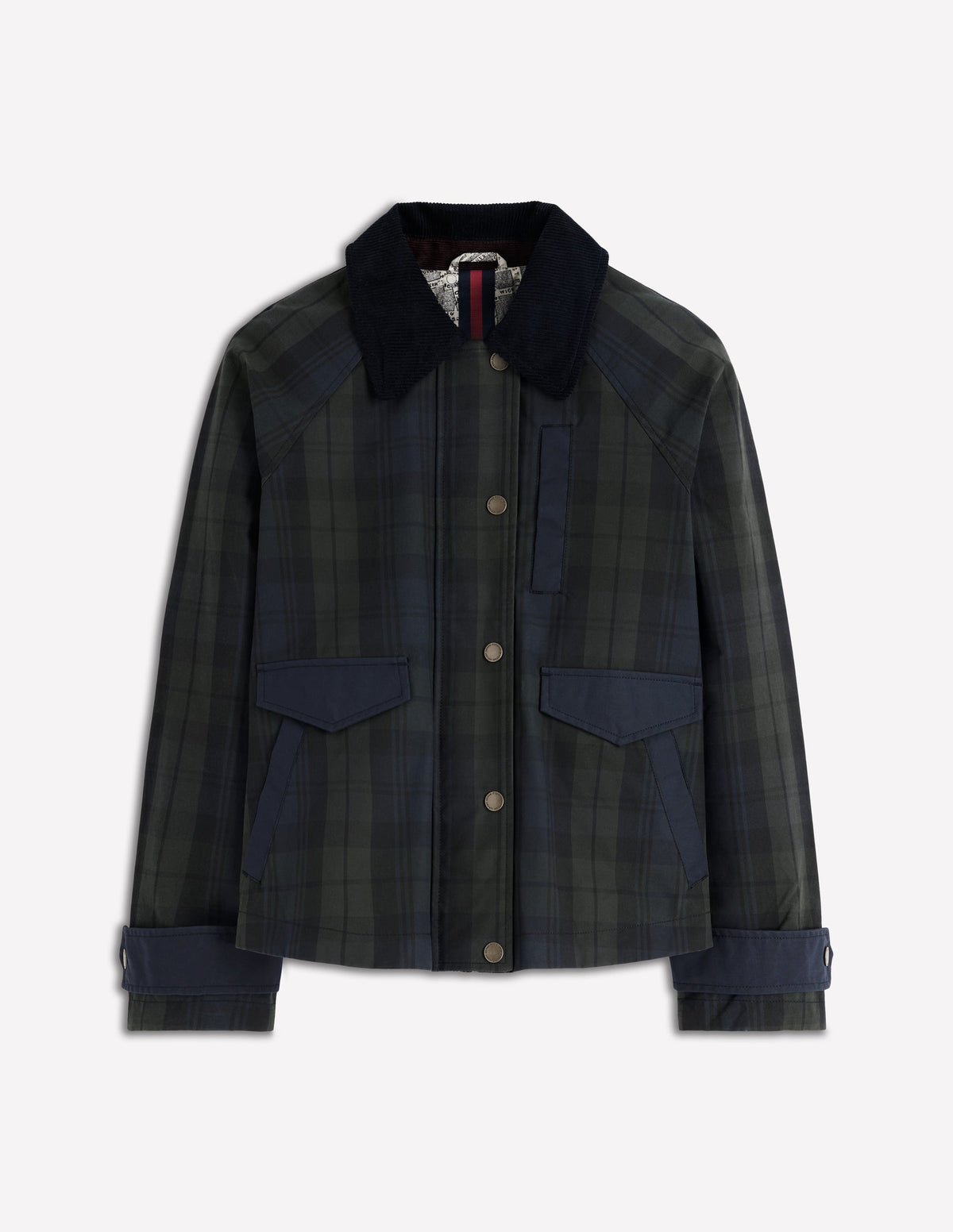 GEWACHSTE RAGLAN-JACKE-Blackwatch-7