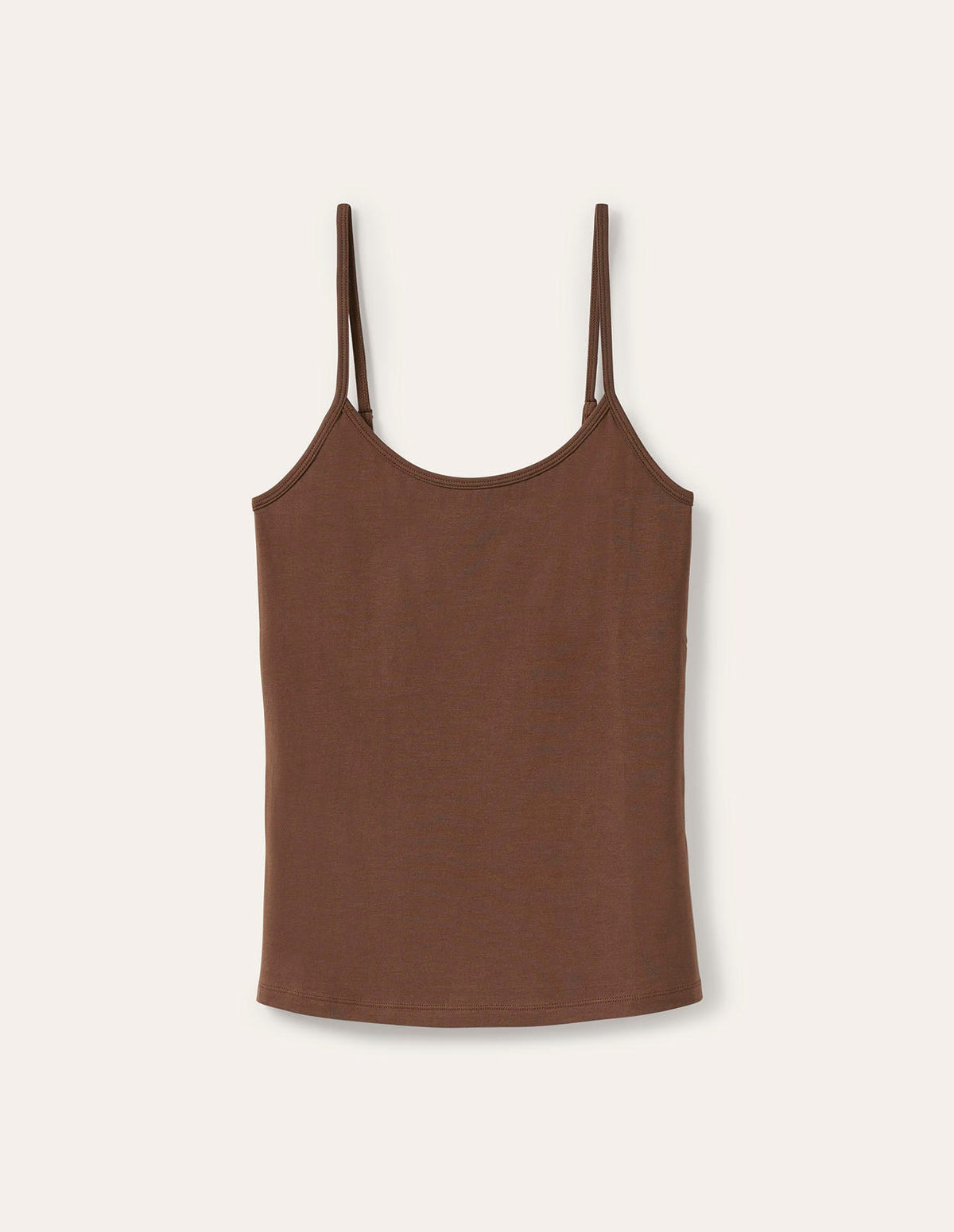 Plain Cami Top-Deep Brown - Image 5