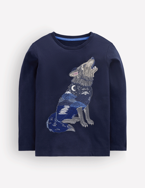 Im Dunkeln leuchtendes T-Shirt mit Superstitch