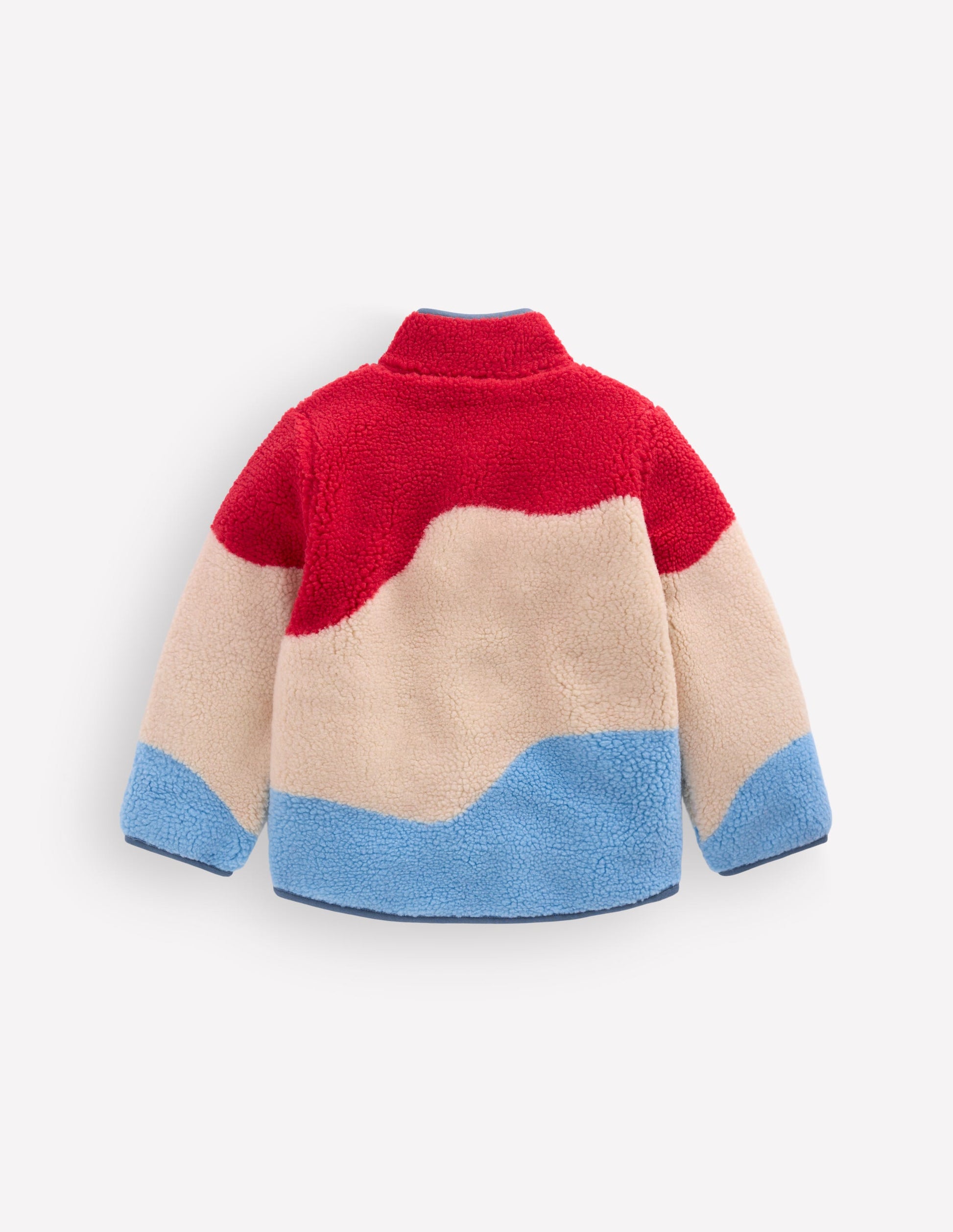 Kuschelige Teddyfell-Jacke-Blockfarben-2