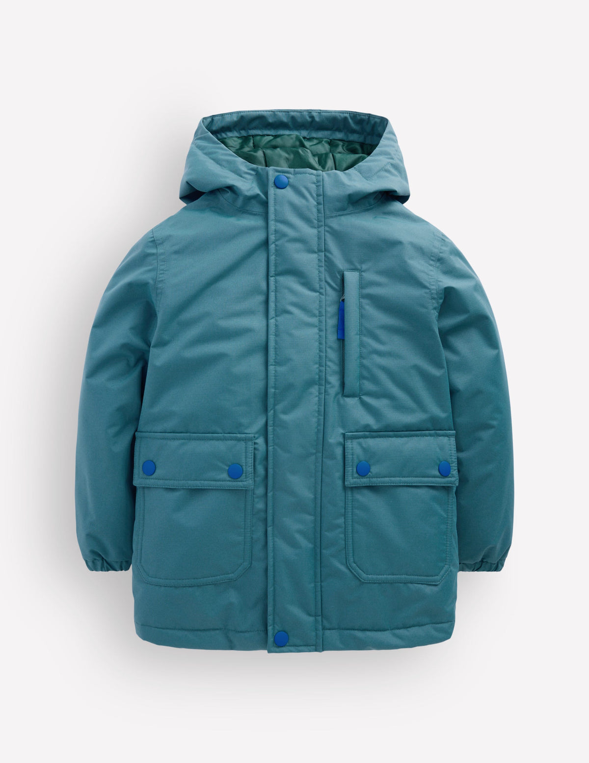4-in-1 Waterproof Coat-Storm Blue - Image 7