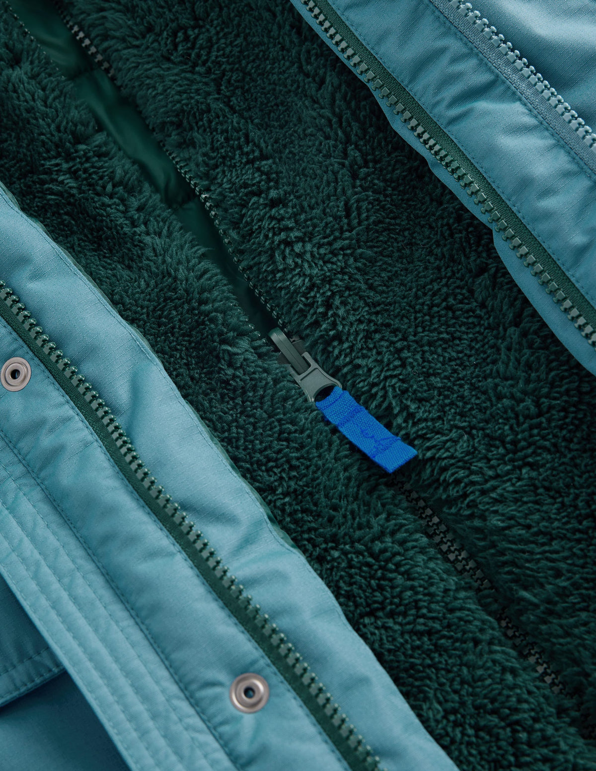 4-in-1 Waterproof Coat-Storm Blue - Image 10