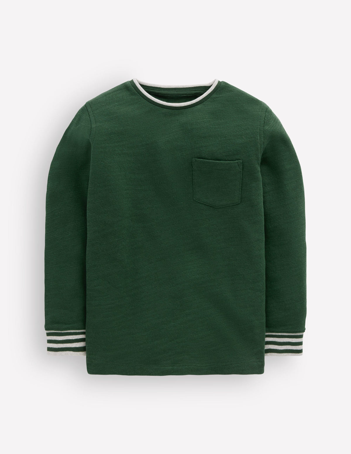T-shirt semi-épais cosy-Vert chasseur/aura bleue - Image 1