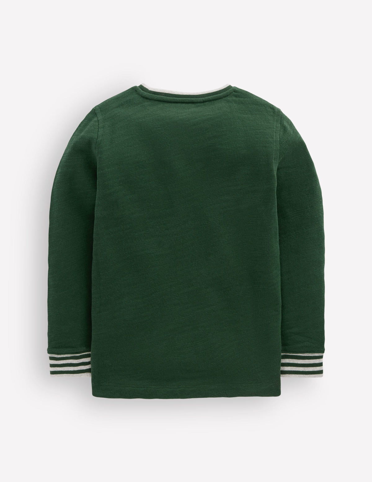 T-shirt semi-épais cosy-Vert chasseur/aura bleue-2