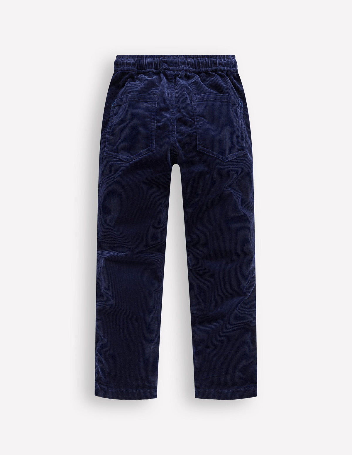 Schmal geschnittene Hose zum Hineinschlüpfen-Schuluniform-Marineblau Cord - Image 2