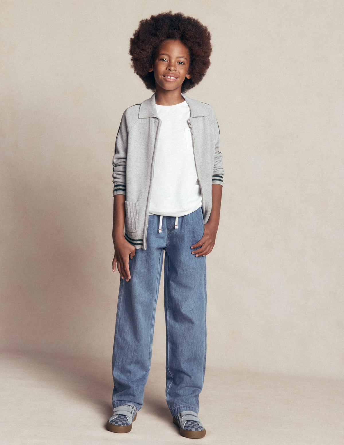 Pull-on Carpenter Jeans-Light Wash-1
