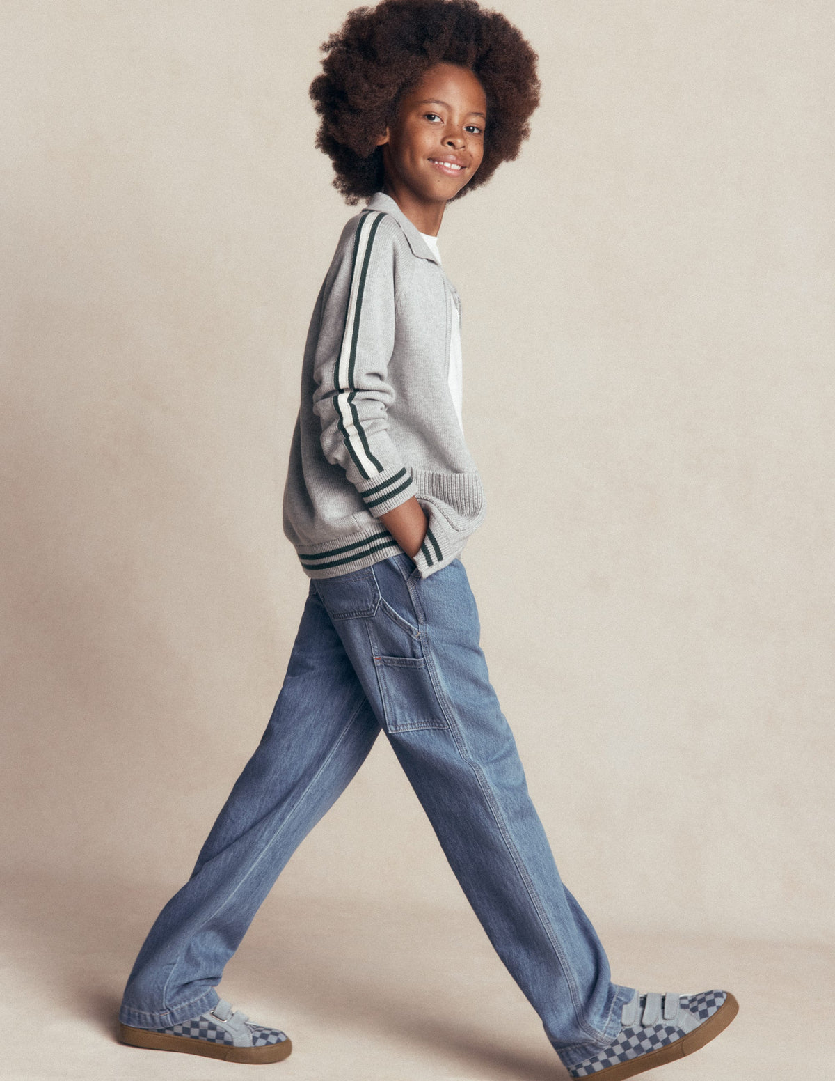 Pull-on Carpenter Jeans-Light Wash - Image 3