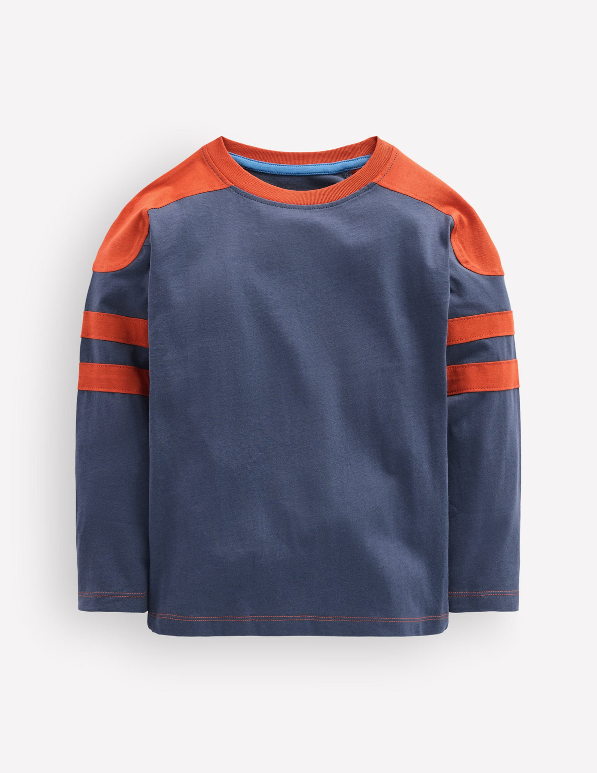 T-shirt colourblock-Bleu marine - Image 1
