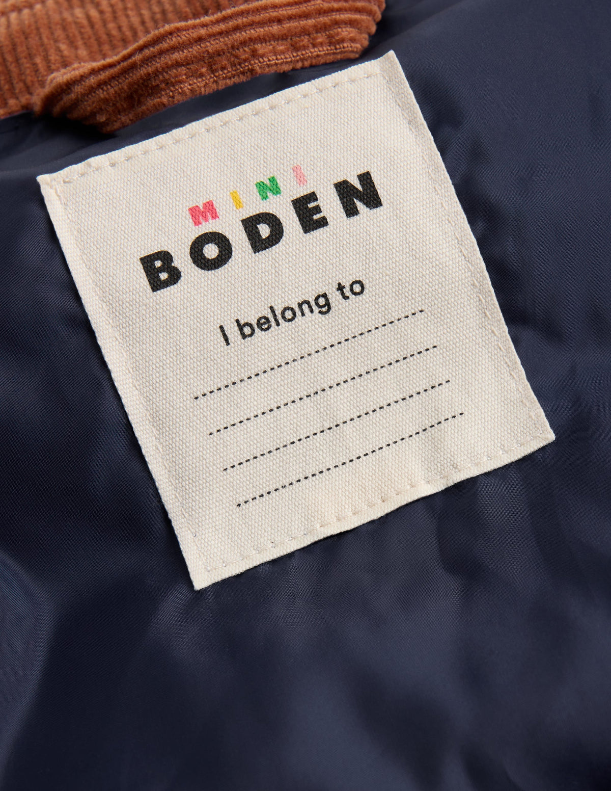 Baffle-Jacke mit kragen-Blau - Image 4