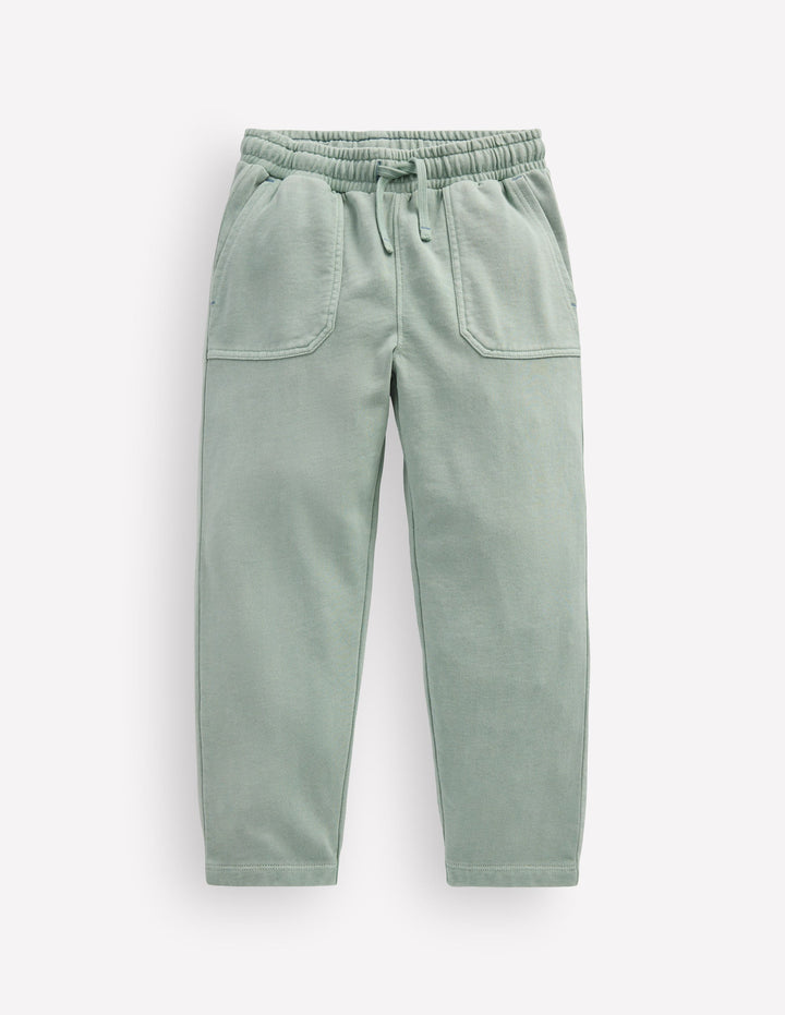 Bas de jogging teint en pièce-Bleu de Cornouailles