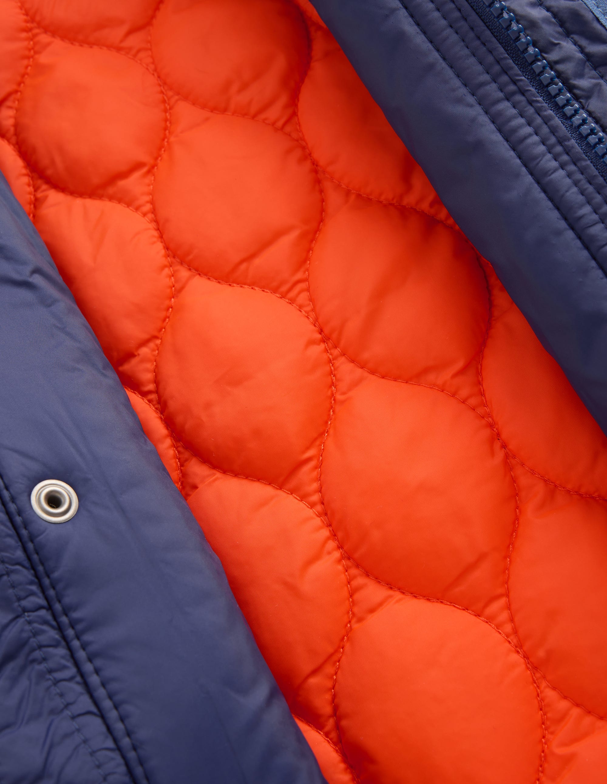Veste bomber à doublure en borg-Bleu médiéval - Image 5