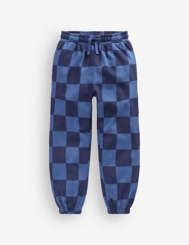 Bedruckte Jogginghose-Schuluniform-Marineblau/Denimblau