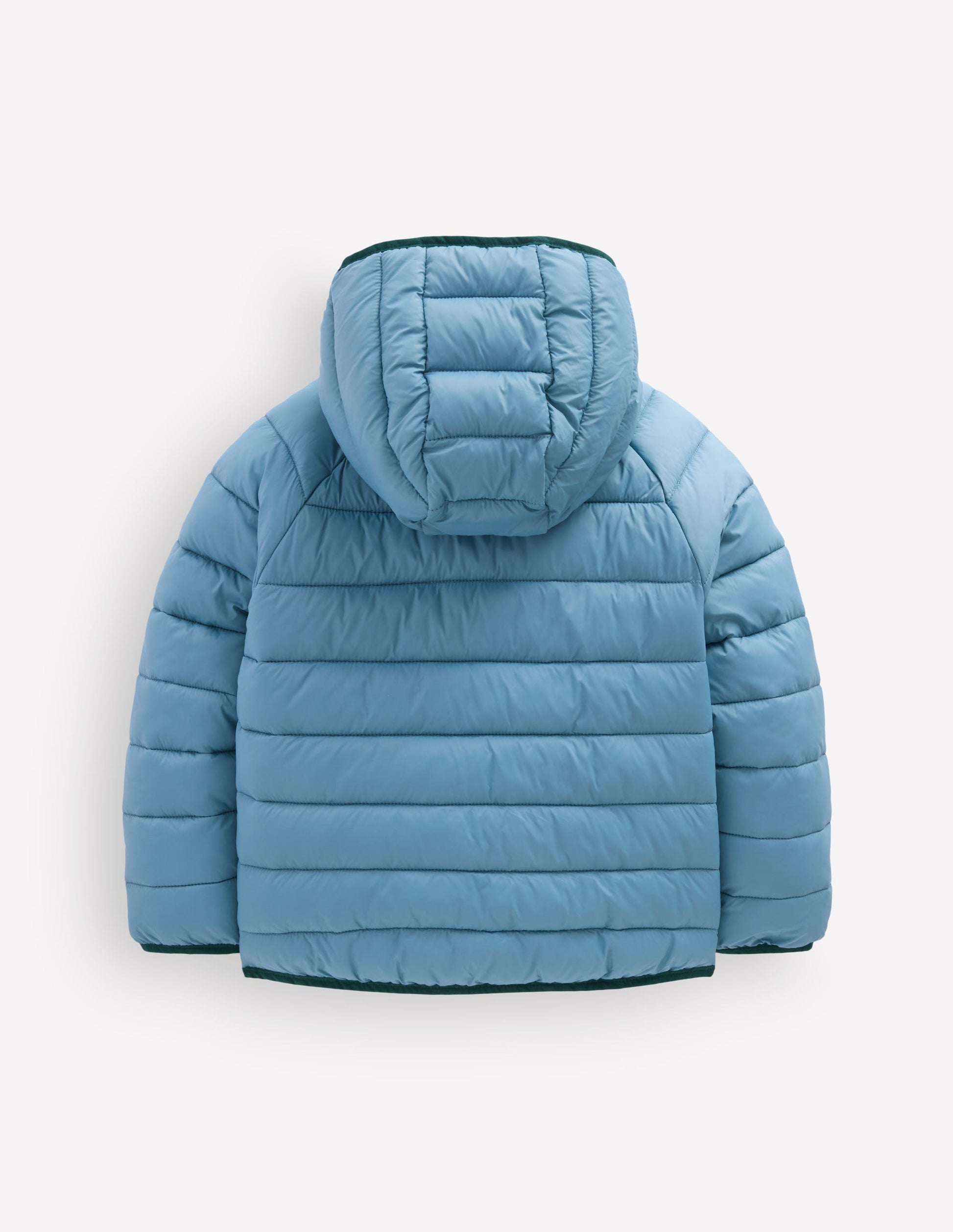 Bequem verstaubare, wattierte Jacke-Blau Aura-5