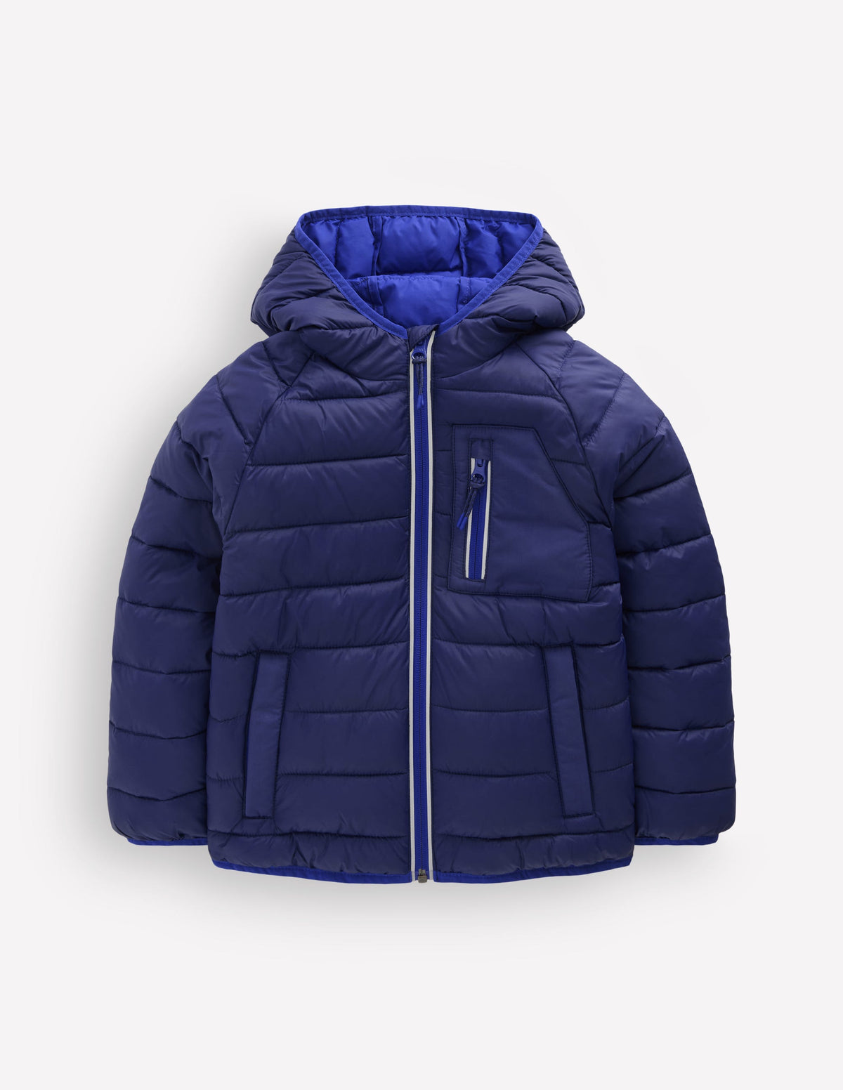 Bequem verstaubare, wattierte Jacke-Schuluniform-Marineblau - Image 1