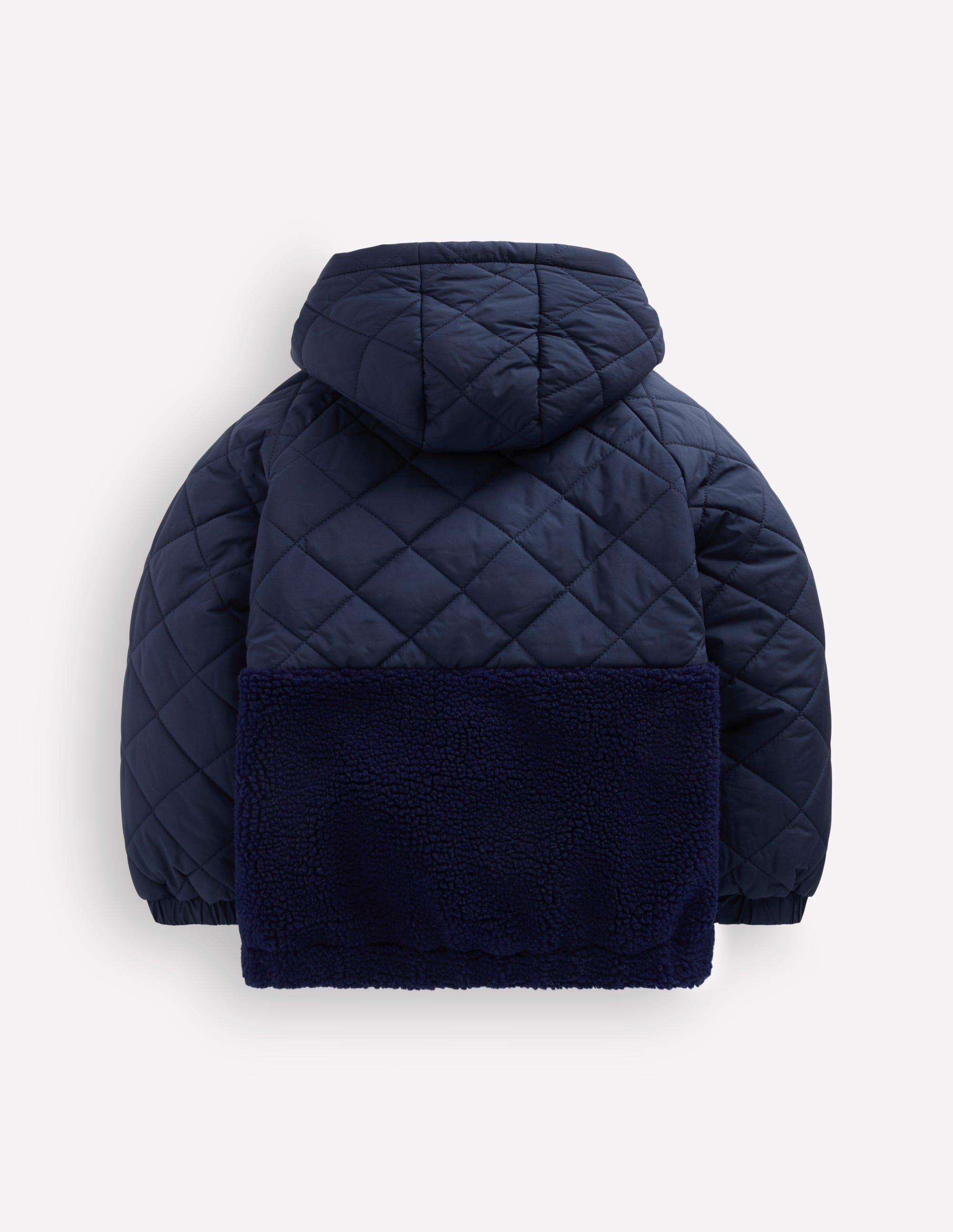 Steppjacke mit Teddyfell-SCHWARZE IRIS - Image 2