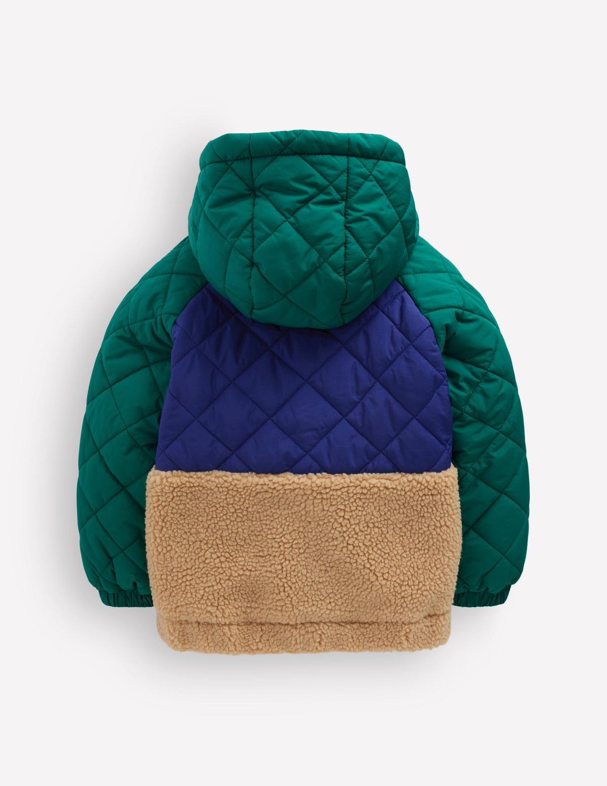 Veste matelassée en borg-Colourblock-2