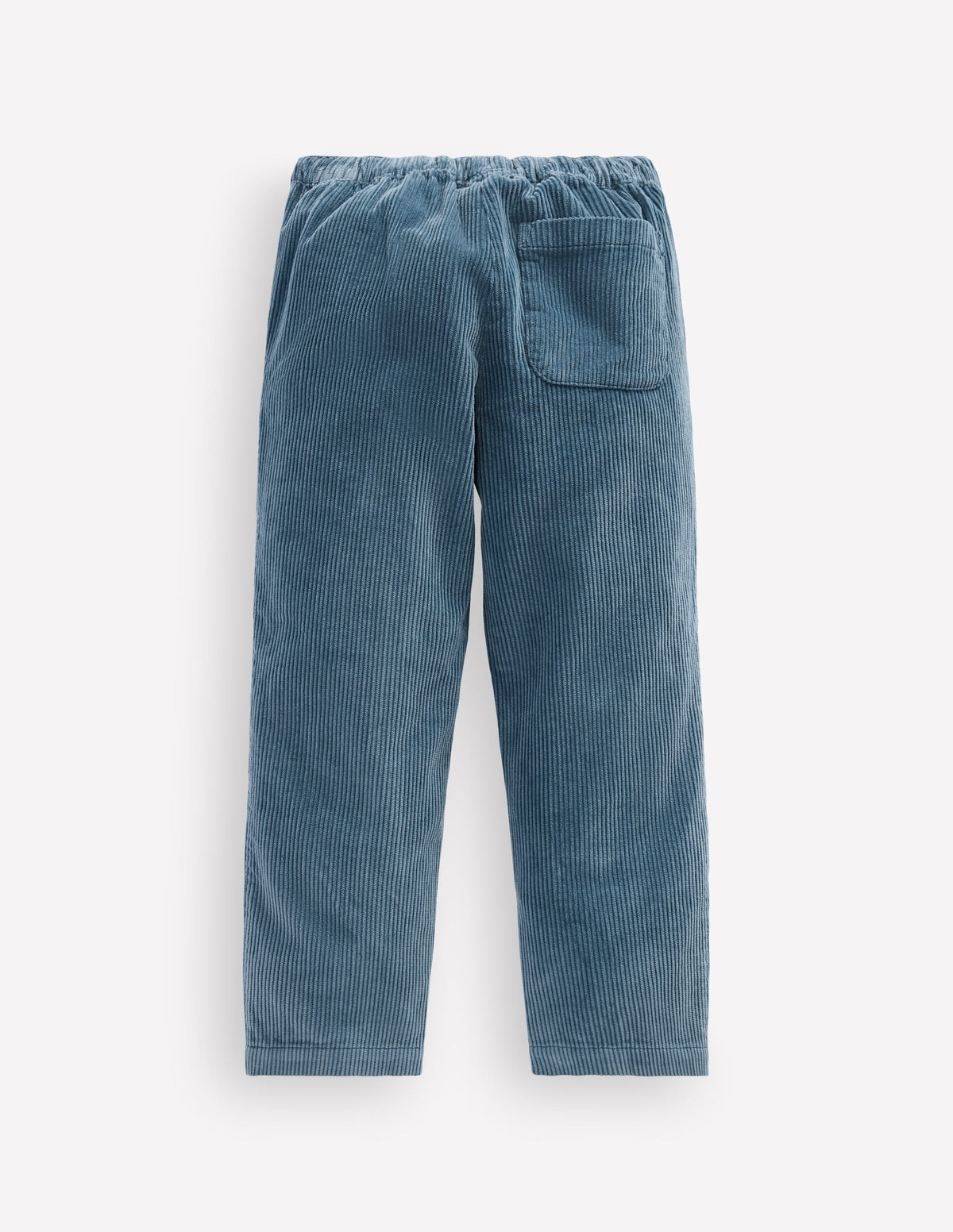 Straight Cord Trousers-Storm Blue-2