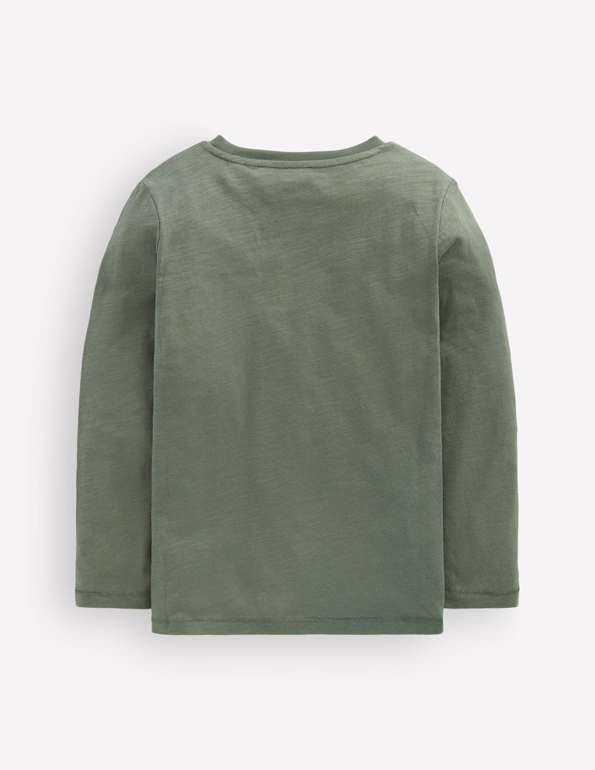 Langärmliges T-Shirt für den Alltag-Flaschengrün - Image 2