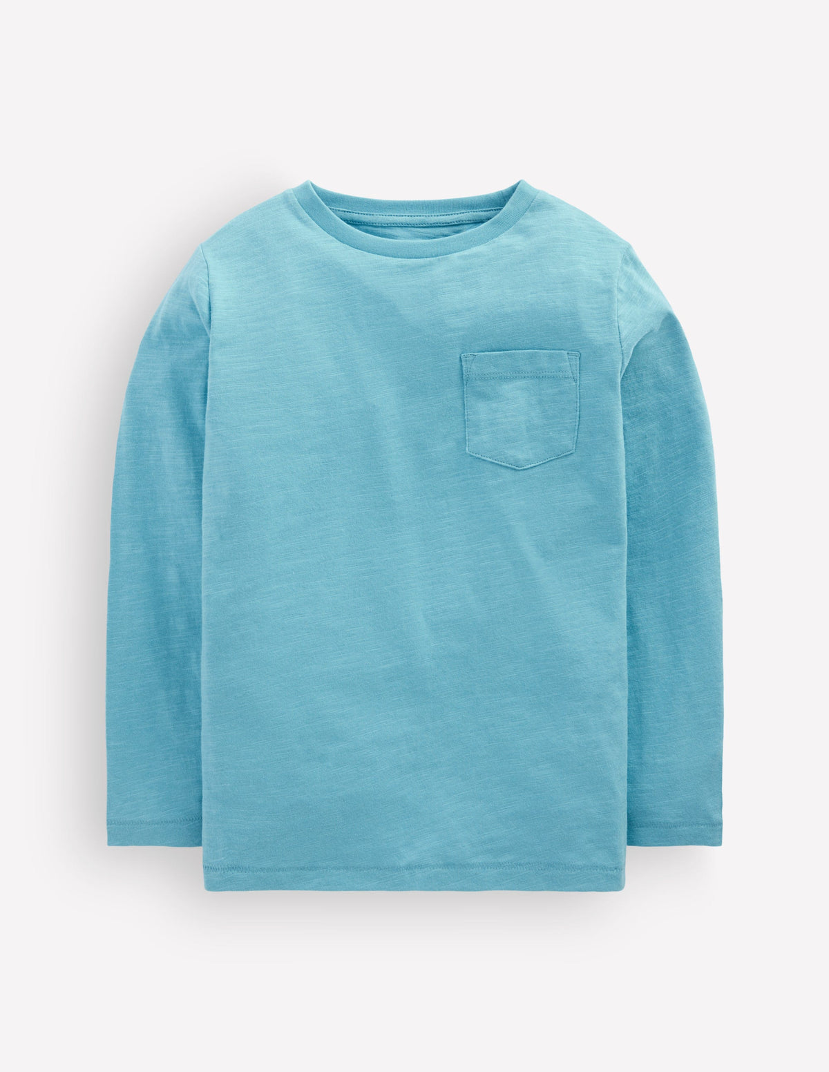 Langärmliges T-Shirt für den Alltag-Enteneiblau-1