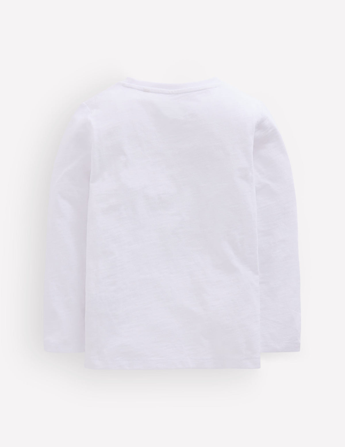 T-shirt pour tous les jours à manches longues-Blanc - Image 2