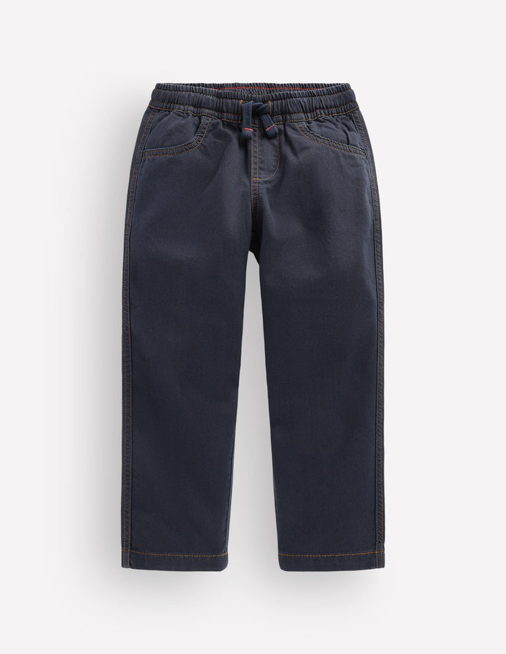 Pantalon droit simple-Parisian Night